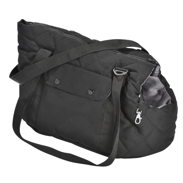 Hundetasche SAC Promenade Bicolore Schwarz M