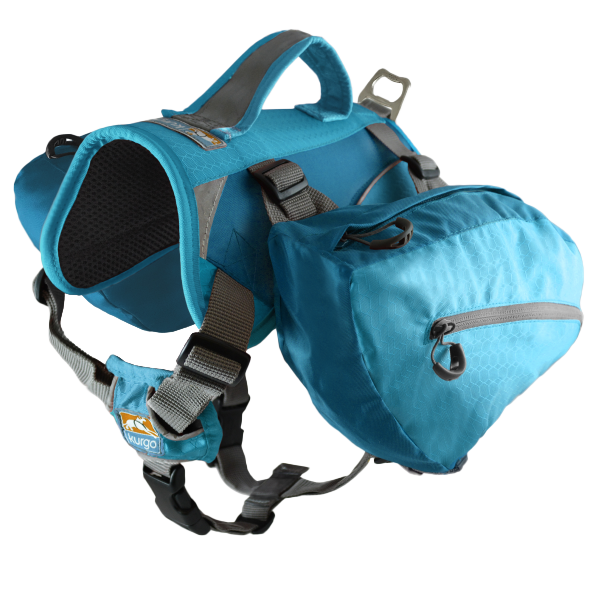 Baxter Dog Backpack Blue 30-85 lbs