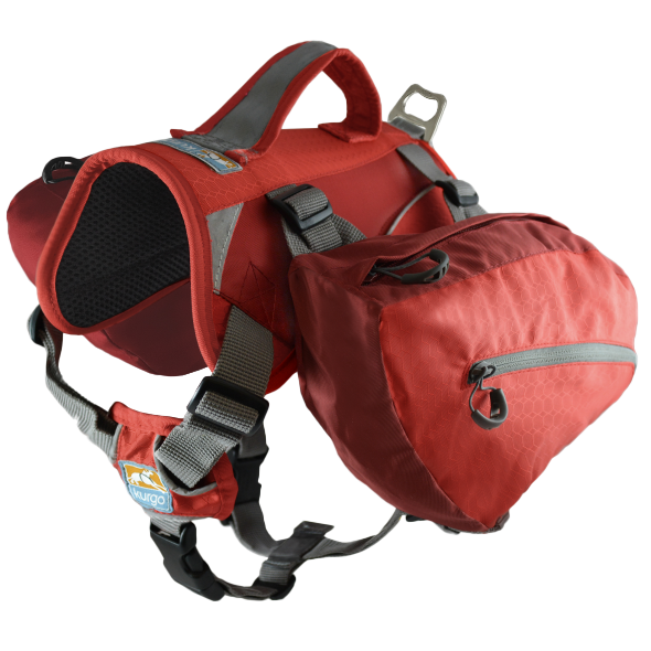 Baxter Dog Backpack Red 30-85 lbs