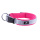 Halsband pink / grau XXS