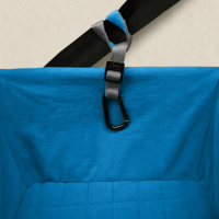 Heather Booster Seat Charcoal / Blue
