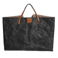 Steve Canvas Travel Mat Waxed Cellulose Black